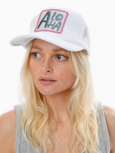 Aloha Trucker Hat (white)